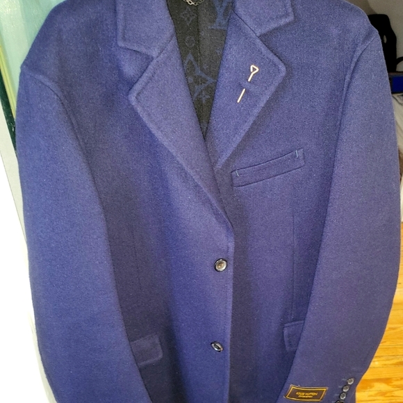DOUBLEFACE MONOGRAM COAT - Picture 1 of 4